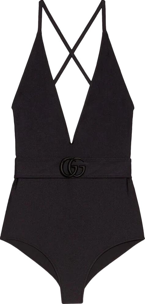 gucci bikini kinder|black Gucci swimsuit.